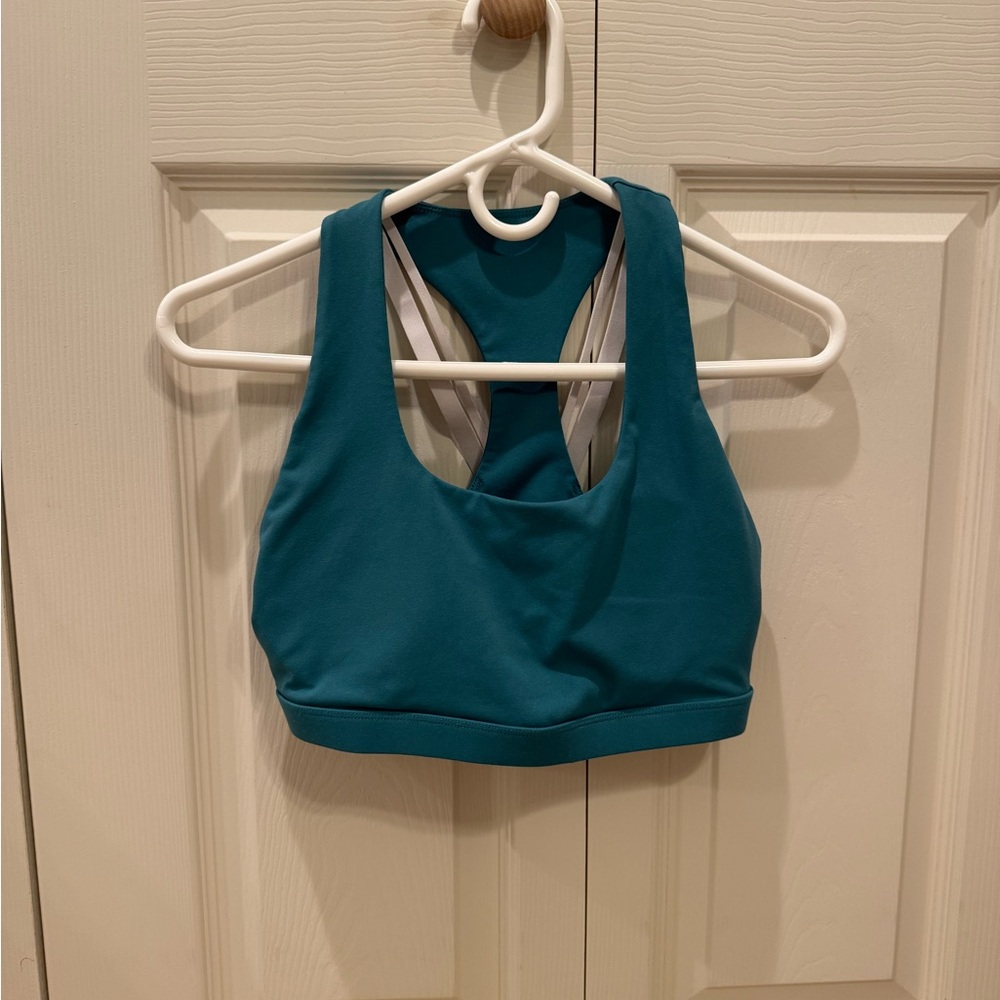 Fabletics Teal Crop Top